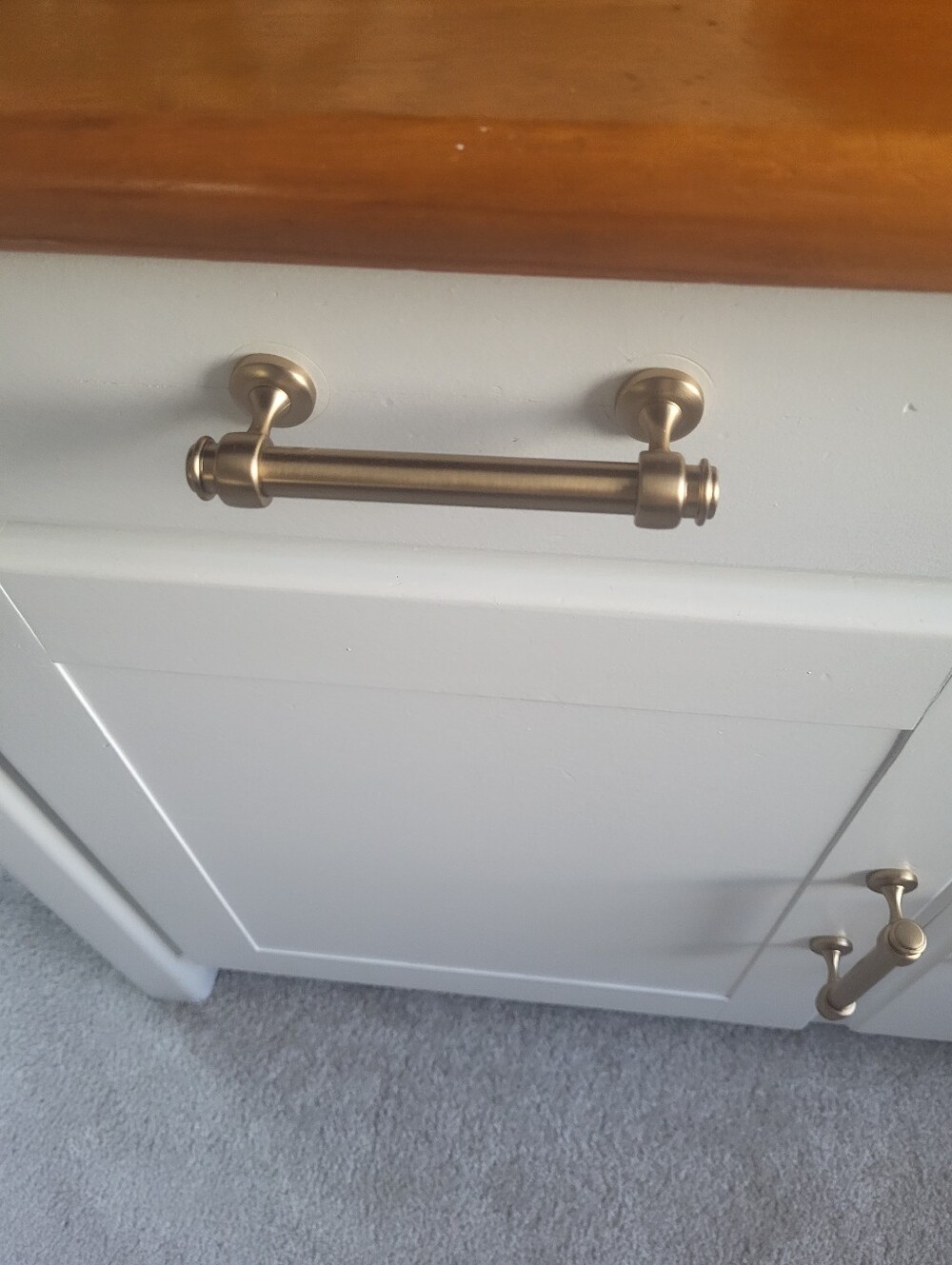 NWOT Amerdeco Champagne Bronze Draw Pull